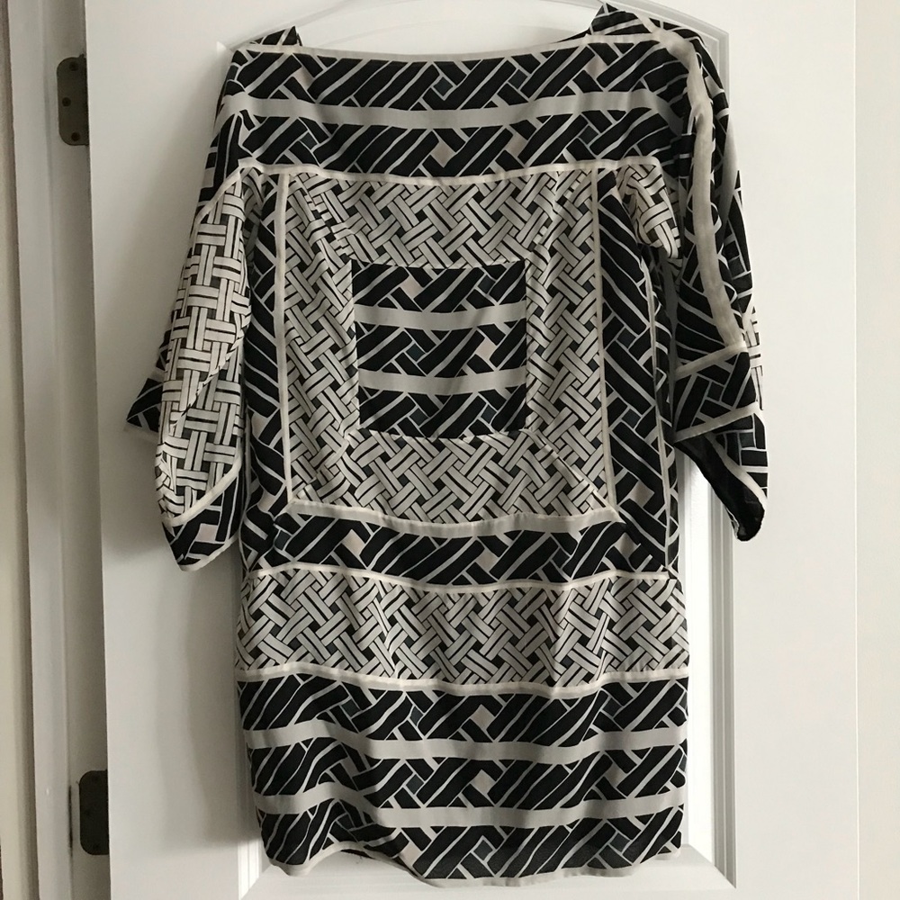 Diane von furstenberg shift mini dress size 4